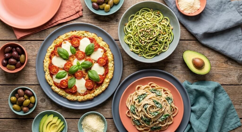 Keto Pizza and Pasta Alternatives