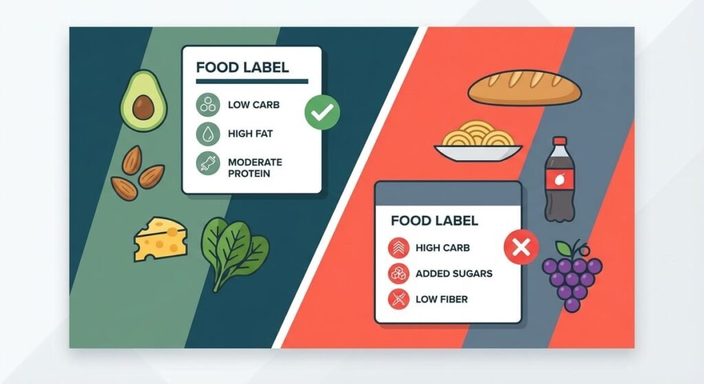 Reading Food Labels on Keto