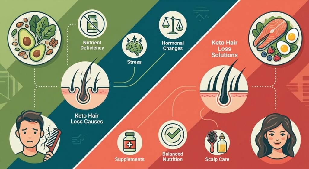 Keto Hair Loss: Causes and Solutions